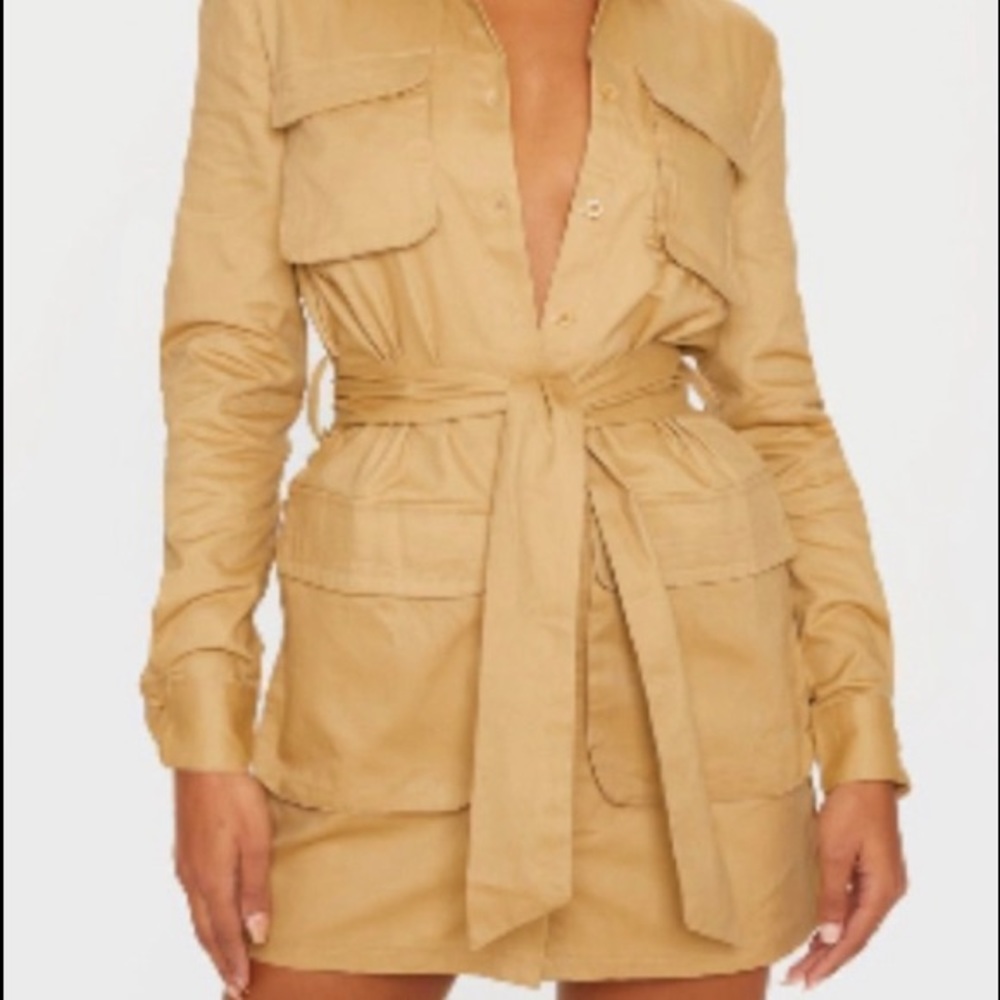 Pretty Little Thing Utility Dress Brand New